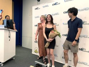 Student winners at the CSI film festival