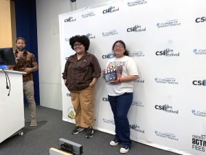 Student filmmakers Emm Wilson and Arianna Gaytan