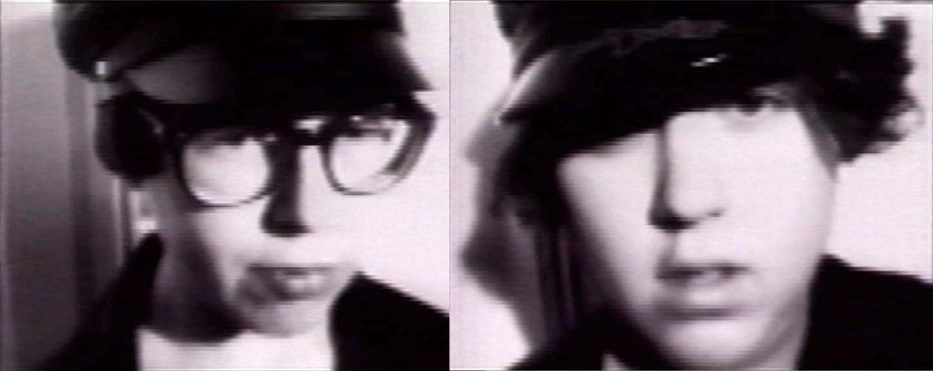 Video still from video Joe-Joe, 1993, Cecilia Dougherty and Leslie Singer